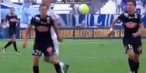 Lucas Ocampos RED Card (Horror Foull) - Marseille 1-1 Angers   20.08.2017