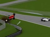 Gilles Villeneuve crash Zolder 1982, reconstruction. Prova 6