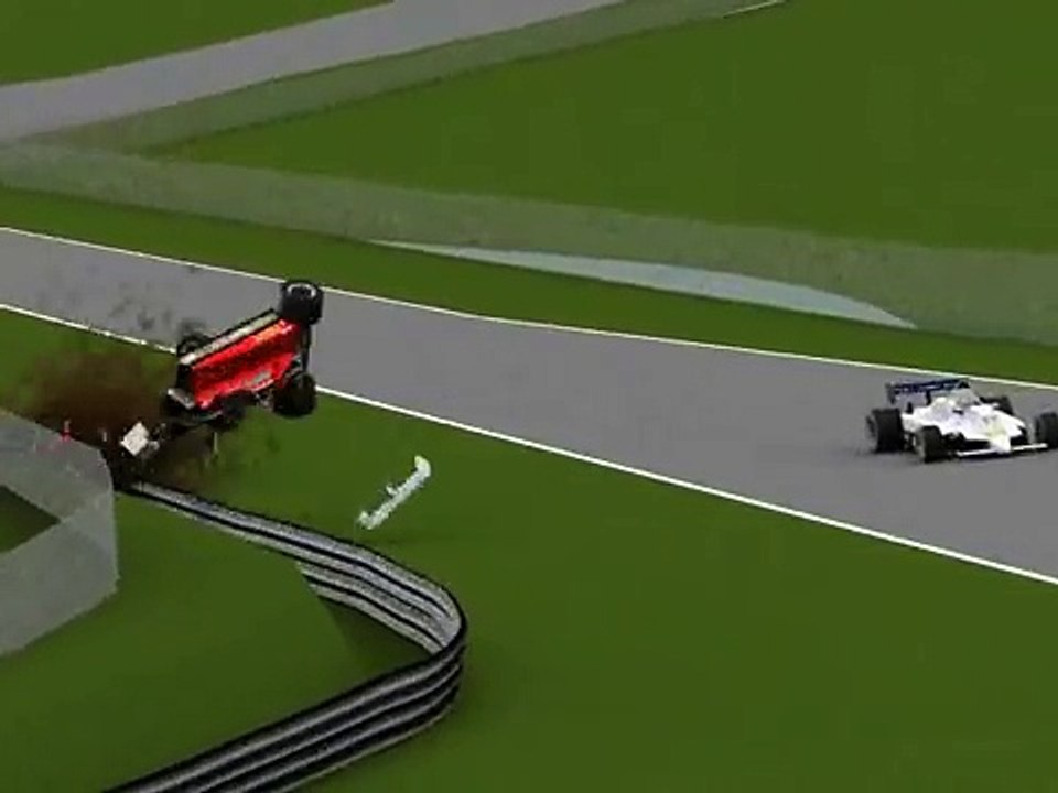 Gilles Villeneuve crash Zolder 1982, reconstruction. Prova 6