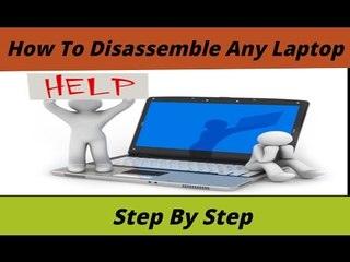How to Disassemble any Laptop in Under 20 minutes - (Asus X53U)