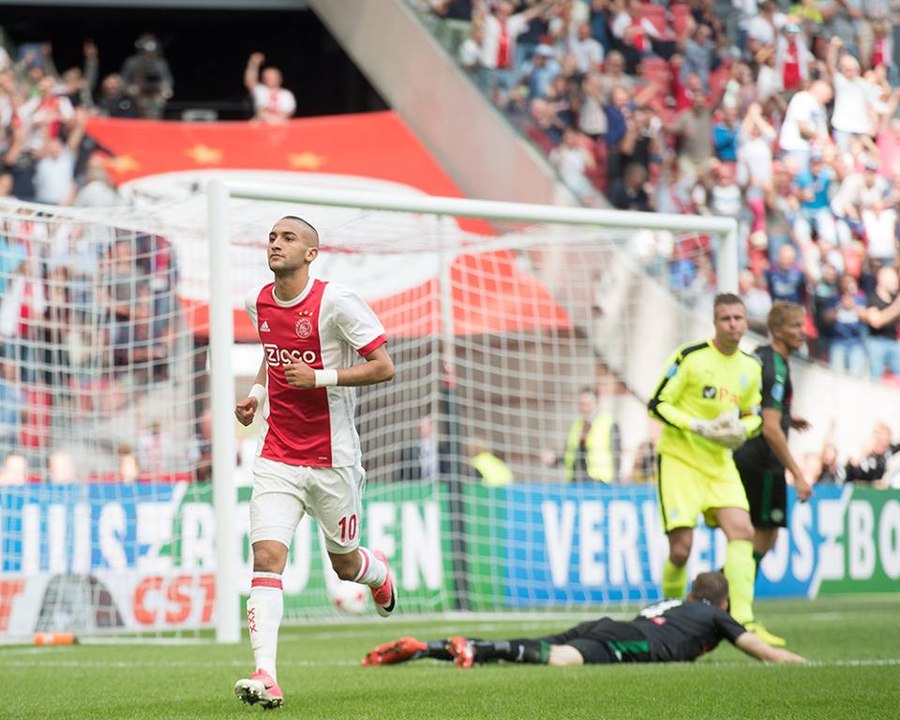 Assist & Goal Hakim Ziyech Vs Groningen 20.08.2017