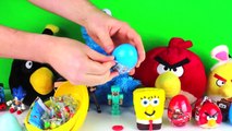 30 Play Doh Kinder Surprise Eggs Spongebob Squarepants Peppa Pig Simpsons Disney Princess