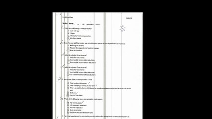 TAX PREPARER TEST PREPARATION