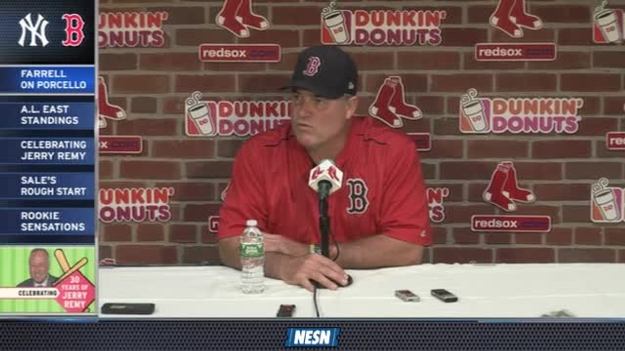 First Pitch: John Farrell On Rick Porcello's Winning Streak