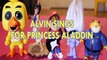 ALVIN & THE CHIPMUNKS SINGS FOR PRINCESS PEACH CHICA ALADDIN GUY DIAMOND TROLLS CLAWHAUSER Toys