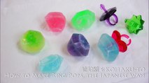 琥珀糖 How to Make Ring Pops, the Japanese Way !