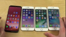 Samsung Galaxy S8 vs. iPhone 7 vs. iPhone 6S vs. iPhone 6 - Which Is Faster