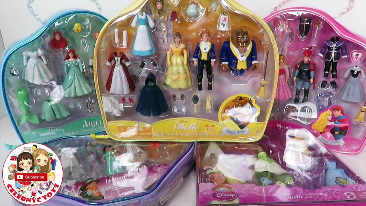 HUGE POLLY POCKET Disney Princess Deluxe Fashion Sets Cinderella Ariel  Belle Tiana Jasmine - video Dailymotion