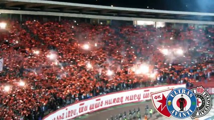 Belgrade Derby : Crvena Zvezda Partizan [Delije & Grobari] Ultras Show 2017