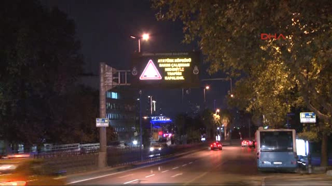 Atatürk ve Yeni Galata Köprüleri Trafiğe Kapatıldı
