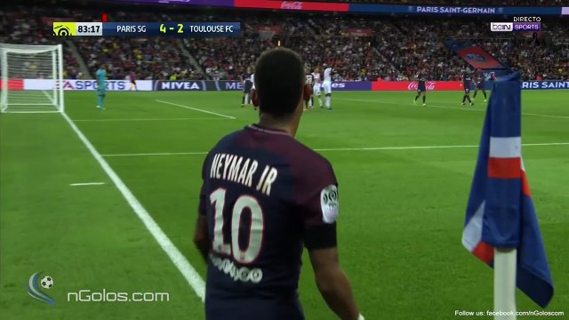 But de Layvin Kurzawa - PSG VS Toulouse 5-2 (20 août 2017)