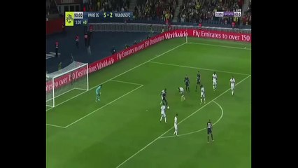 Neymar Amazing Goal - Paris Saint Germain vs Toulouse 6-2 20.08.2017
