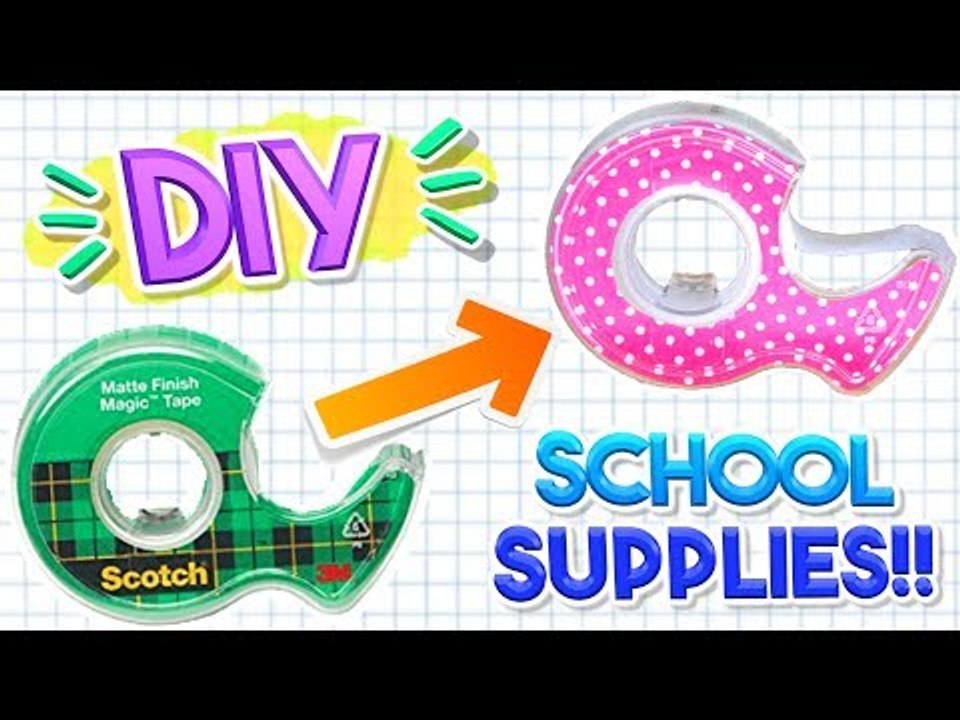 DIY School Supplies for Back to School 2017! By Alisha Marie