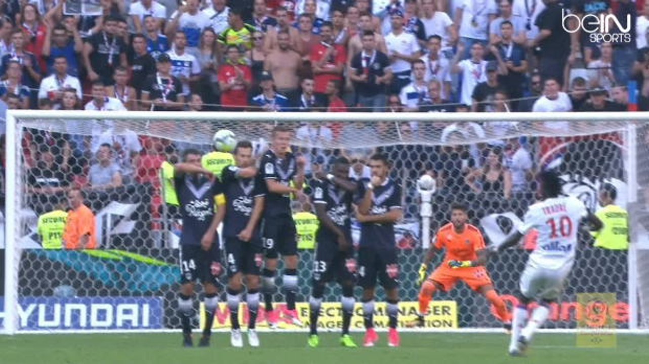 Traore shows his free kick mastery