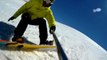 Snowboarding Mzaar Kfardebian Lebanon March 2017 Heel side extreme carving drills