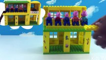 Les meilleures blocs bâtiment pour maison Méga porc Ensemble faire glisser jouets eau avec Pepa construction lego
