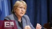 Michelle Bachelet, presidenta de Chile inicia visita oficial en México