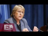 Michelle Bachelet, presidenta de Chile inicia visita oficial en México