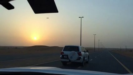 Increíble OVNI en Dubai