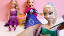 Un et un à un un à conception conception poupées Robe pour gelé jouer Princesse reine Elsa magiclip disney anna doh elsa mag