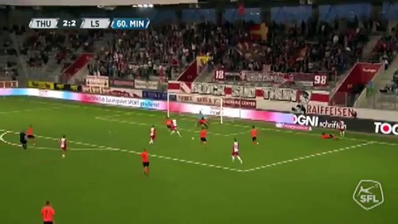 Thun 3:2 Lausanne (Swiss Super League 19 August 2017)