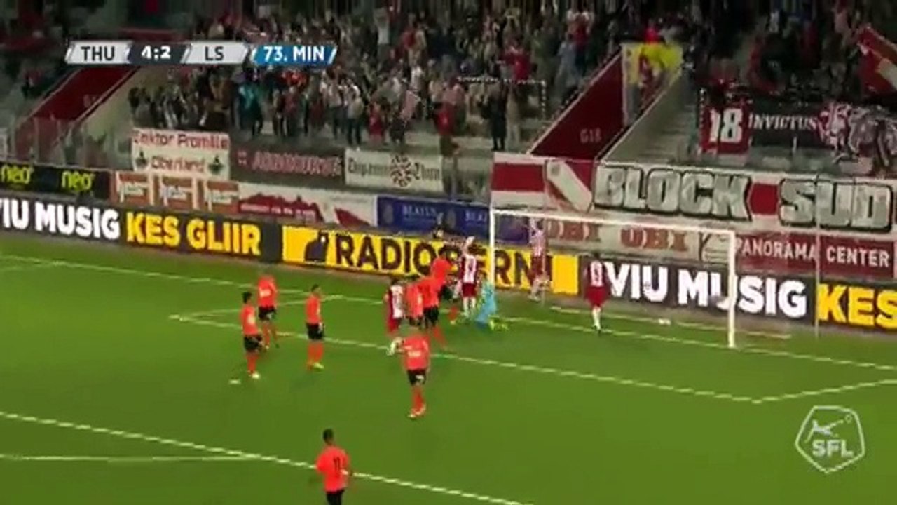 Thun 4:2 Lausanne (Swiss Super League 19 August 2017)