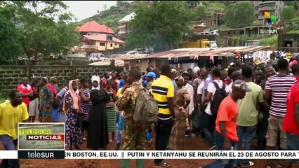 Crece a 500 la cifra de muertos por deslaves en Sierra Leona