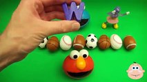 Kinder Surprise Egg Learn-A-Word! Spelling Sports! Lesson 8 (Teaching Letters Opening Eggs