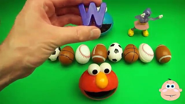 Kinder Surprise Egg Learn-A-Word! Spelling Sports! Lesson 8 (Teaching Letters Opening Eggs