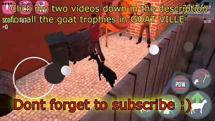 Goat Simulator Goat City Bay All Trophies And All Goats For Ios Android Hd Video Dailymotion