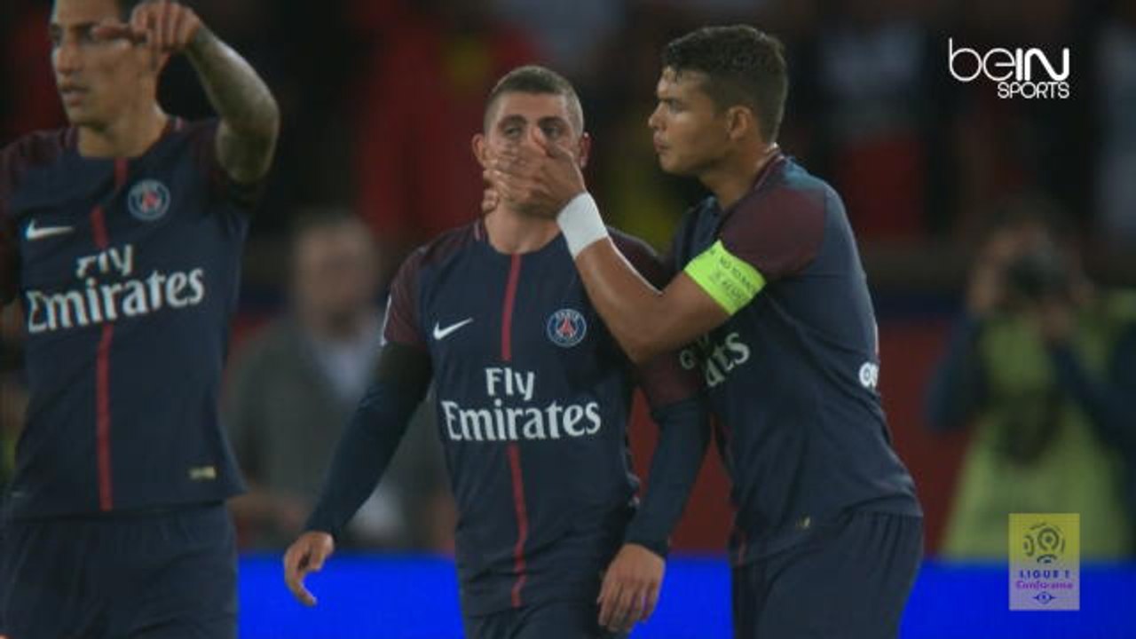 Distraught Verratti sees red in PSG win