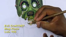 How to draw Springtrap (golden bonnie) from Five Nights at Freddys 3 step by step preview