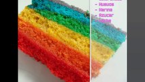 Como Hacer Torta Arcoiris | Bizcochos de Colores | Fácile Receta de Postre por HooplaKidz