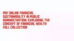 PDF Online Financial Sustainability in Public Administration: Exploring the Concept of Financial Health Full Collection