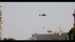 شاهد|| طائرات الاباتشى تحلق فى سماء التحرير إحتفالاً بتنصيب السيسي