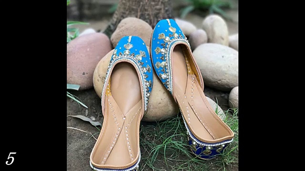Traditional Punjabi Jutti   Women Khussa Shoes   PART 4