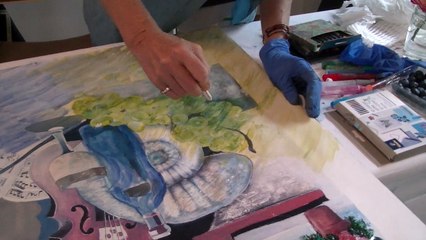 Workshop „Experimentelles Malen“ mit Walter Kupferschmidt