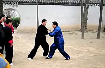 Chen Xiaowang grandmaster of Taiji Push hand with Zhu Xuefeng