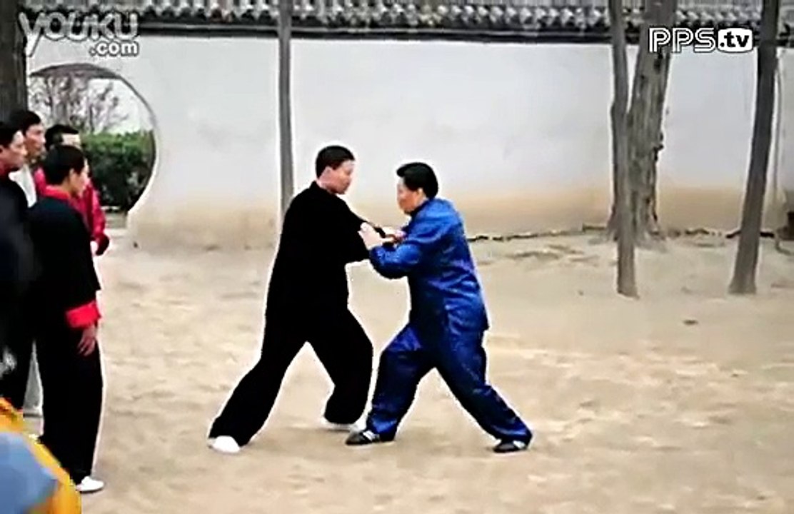 Chen Xiaowang grandmaster of Taiji Push hand with Zhu Xuefeng