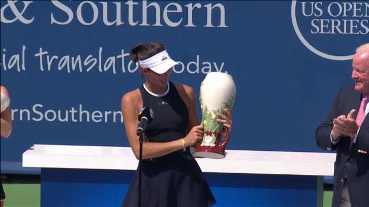Cincinnati - Muguruza étrille Halep en finale