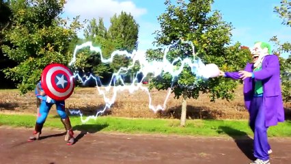 Frozen Elsa Becomes SPIDER ELSA! With Spiderman! Pink Spidergirl Joker Superhero Fun in Real Life!-W36-hMXAU_U