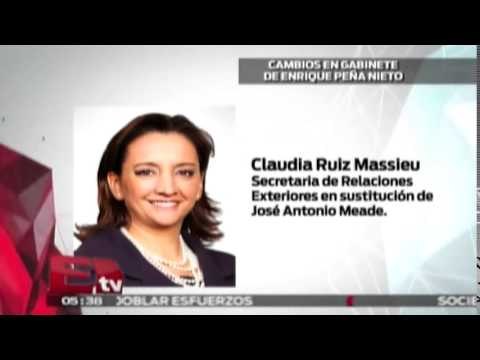 Claudia Ruiz Massieu es la nueva Secretaria de Relaciones Exteriores