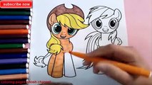 my little pony coloring pages crystal applejack mlp coloring video from coloring pages sho