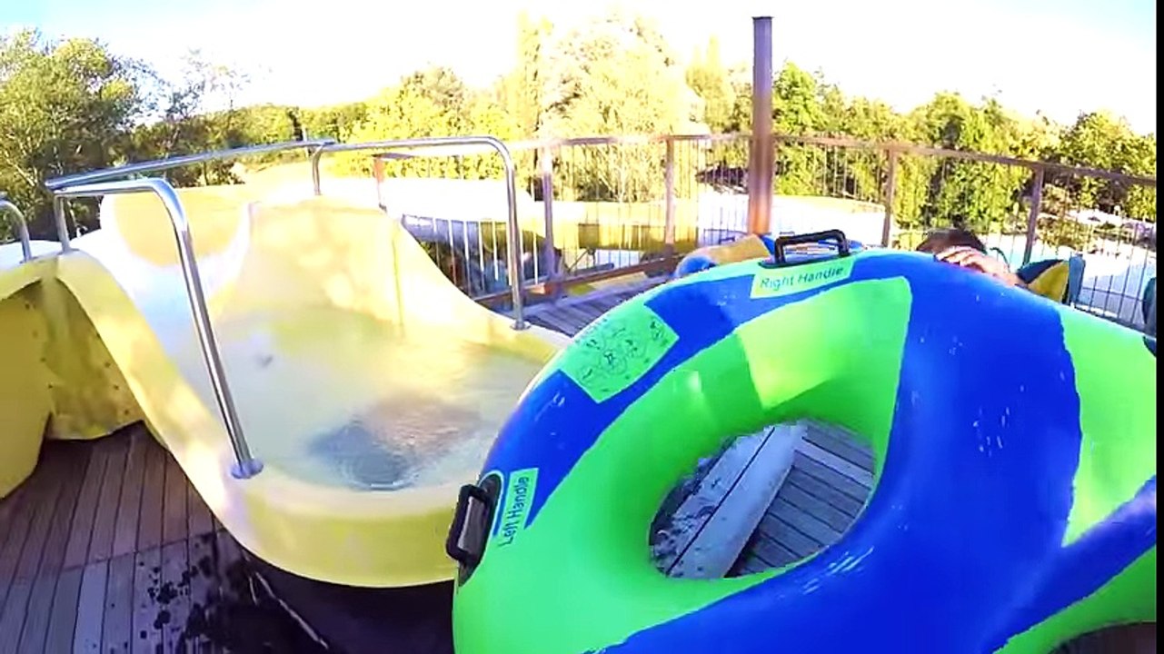 VLOG - Avec la GoPro dans les Grands Toboggans - Parc Aquatique AQUALIBI  part 2