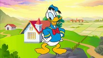 Donald Duck Mickey and Minnie Mouse Frozen Story - Disney charers ELSA ANNA Cartoon for