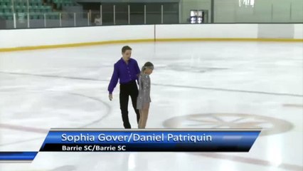 4 Sophia Gover : Daniel PatriquinSO Summer Skate 2017　Pre-Novice Dance FD