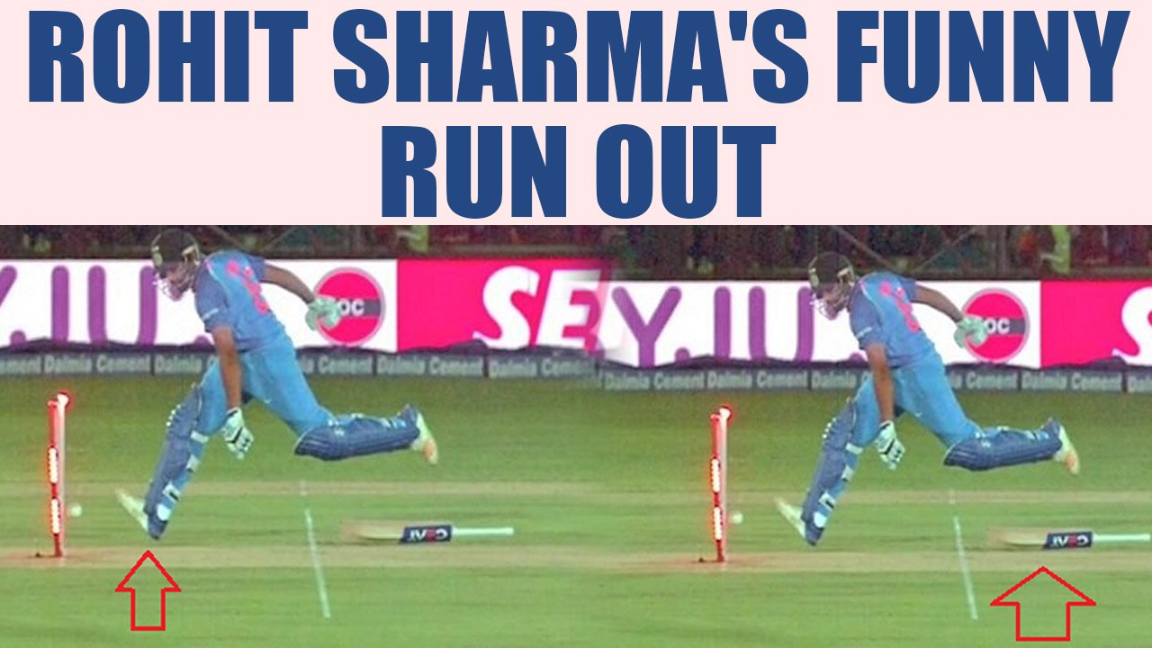 India vs Sri Lanka 1st ODI: Rohit Sharma runs-out in funny way | Oneindia News