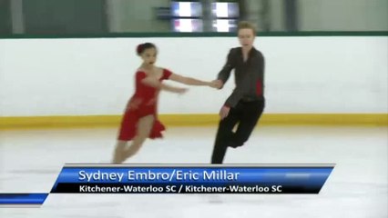 7 Sydney Embro : Eric MillarSO Summer Skate 2017　Pre-Novice Dance FD