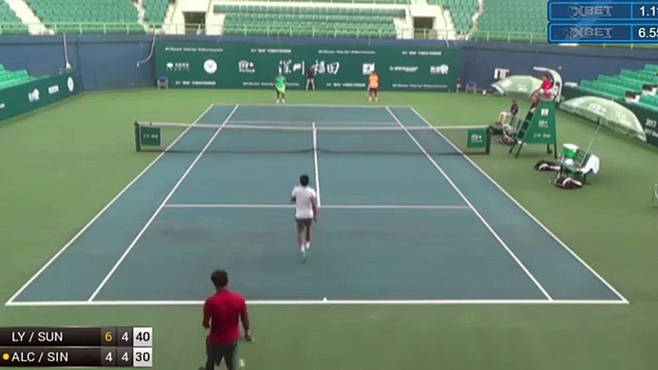 Lý Hoàng Nam vô địch đội nam China F12 Futures cùng Sun Fajing 2017