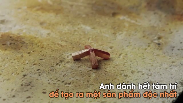 Đây là quá trình chế tác một chiếc nhân kim cương đen quý hiếm